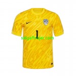 Slovenie Jan Oblak 1 Fodboldtrøjer Målmand Hjemmebanesæt EM 2024 Kort ærmer